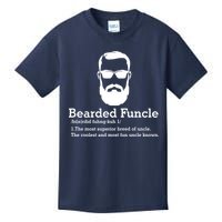 Funny Funcle Definition, Bearded Funcle Tee , Funcle , Beard Lover , Fun Uncle Kids T-Shirt