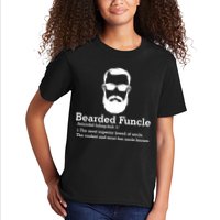 Funny Funcle Definition, Bearded Funcle Tee , Funcle , Beard Lover , Fun Uncle Kids T-Shirt