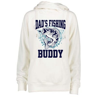 Funny Fishing DadS Fishing Buddy Outdoors Womens Funnel Neck Pullover Hood