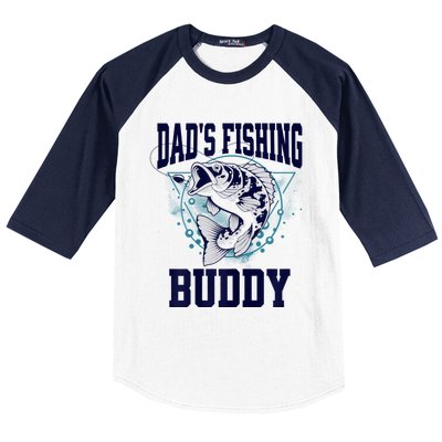 Funny Fishing DadS Fishing Buddy Outdoors Baseball Sleeve Shirt