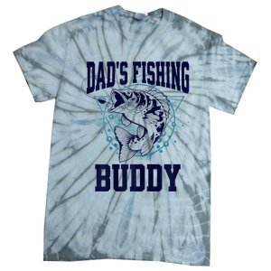 Funny Fishing DadS Fishing Buddy Outdoors Tie-Dye T-Shirt