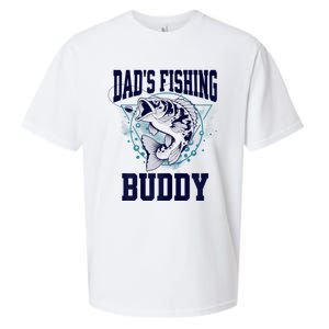 Funny Fishing DadS Fishing Buddy Outdoors Sueded Cloud Jersey T-Shirt