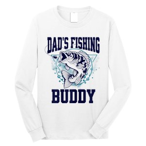 Funny Fishing DadS Fishing Buddy Outdoors Long Sleeve Shirt