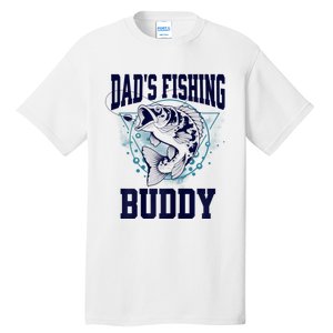 Funny Fishing DadS Fishing Buddy Outdoors Tall T-Shirt