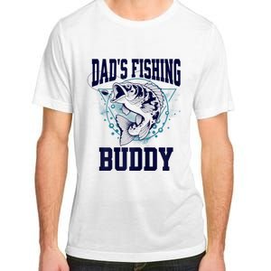 Funny Fishing DadS Fishing Buddy Outdoors Adult ChromaSoft Performance T-Shirt