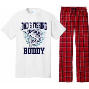 Funny Fishing DadS Fishing Buddy Outdoors Pajama Set