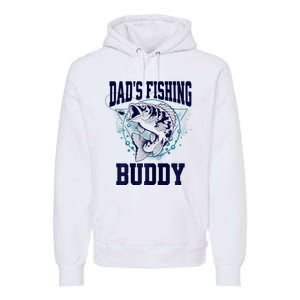 Funny Fishing DadS Fishing Buddy Outdoors Premium Hoodie