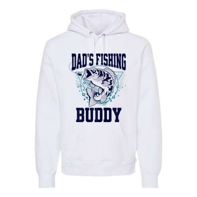 Funny Fishing DadS Fishing Buddy Outdoors Premium Hoodie