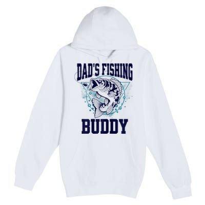 Funny Fishing DadS Fishing Buddy Outdoors Premium Pullover Hoodie