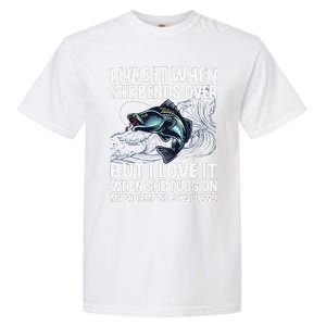 Funny Fishing Design For Fishing Fish Fisherman Gift Garment-Dyed Heavyweight T-Shirt