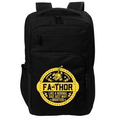 Fa-Thor - fathers day fathers day gift dad father Impact Tech Backpack