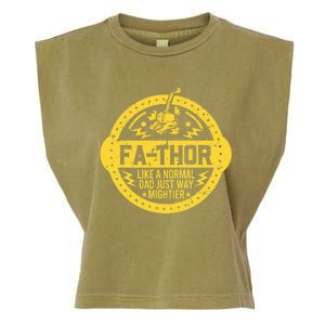 Fa-Thor - fathers day fathers day gift dad father Garment-Dyed Women's Muscle Tee