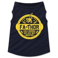 Fa-Thor - fathers day fathers day gift dad father Doggie Tank