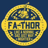 Fa-Thor - fathers day fathers day gift dad father Doggie Tank