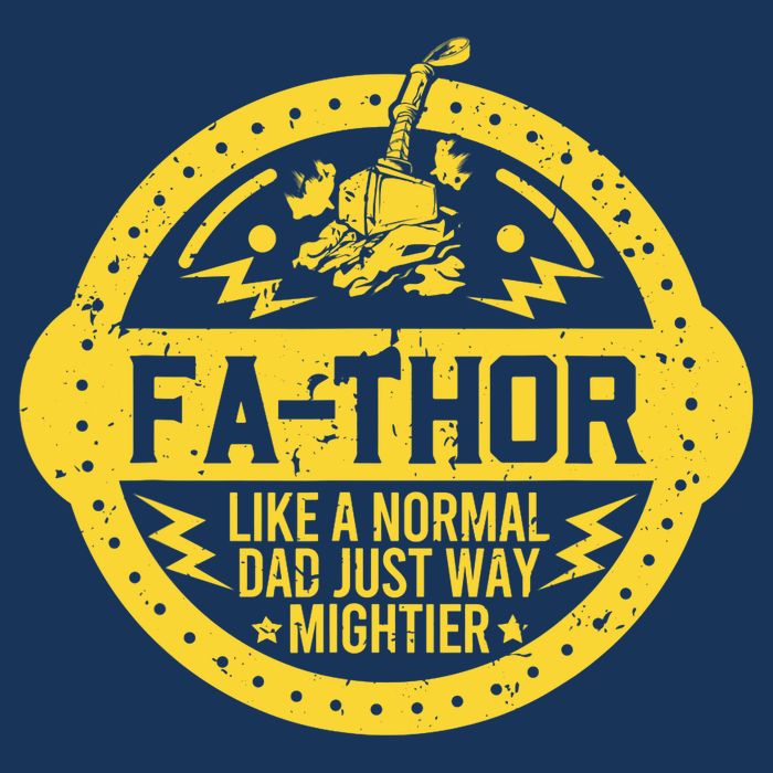 Fa-Thor - fathers day fathers day gift dad father Doggie Tank