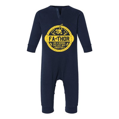 Fa-Thor - fathers day fathers day gift dad father Infant Fleece One Piece