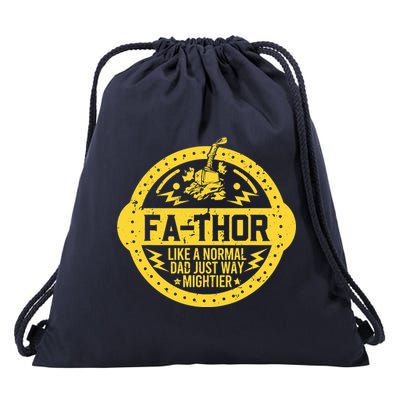 Fa-Thor - fathers day fathers day gift dad father Drawstring Bag