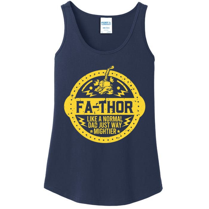 Fa-Thor - fathers day fathers day gift dad father Ladies Essential Tank