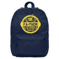 Fa-Thor - fathers day fathers day gift dad father 16 in Basic Backpack