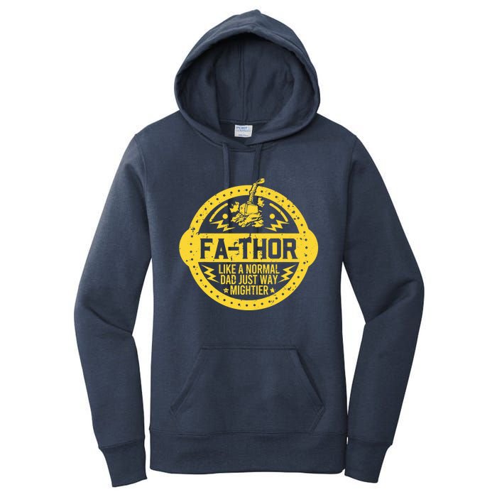 Fa-Thor - fathers day fathers day gift dad father Women's Pullover Hoodie