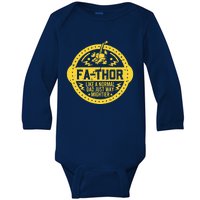 Fa-Thor - fathers day fathers day gift dad father Baby Long Sleeve Bodysuit