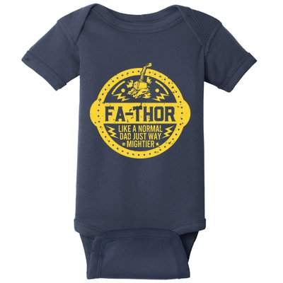 Fa-Thor - fathers day fathers day gift dad father Baby Bodysuit