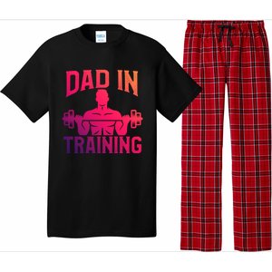 First Fathers Day Dad In Training Funny Workout Gym Gift Cute Gift Pajama Set