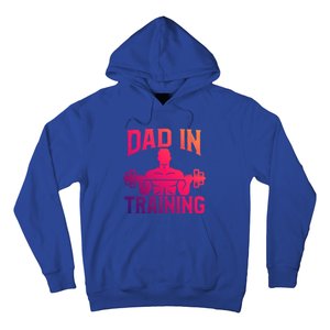 First Fathers Day Dad In Training Funny Workout Gym Gift Cute Gift Hoodie