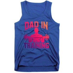 First Fathers Day Dad In Training Funny Workout Gym Gift Cute Gift Tank Top