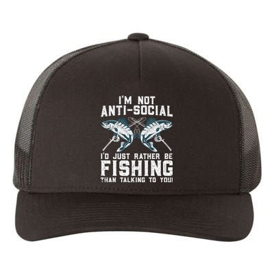 Funny Fishing Design For Fisherman Fishing Lover Yupoong Adult 5-Panel Trucker Hat