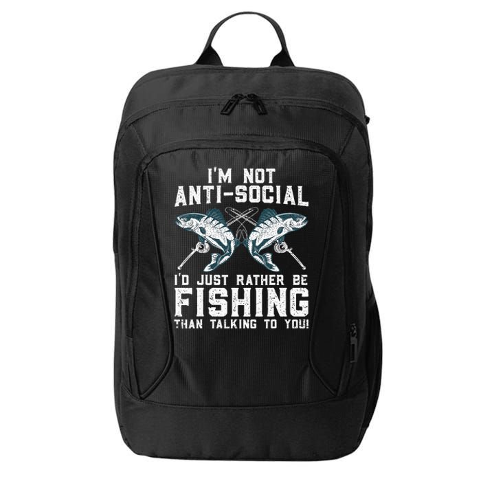 Funny Fishing Design For Fisherman Fishing Lover City Backpack