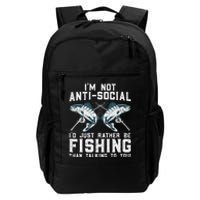 Funny Fishing Design For Fisherman Fishing Lover Daily Commute Backpack