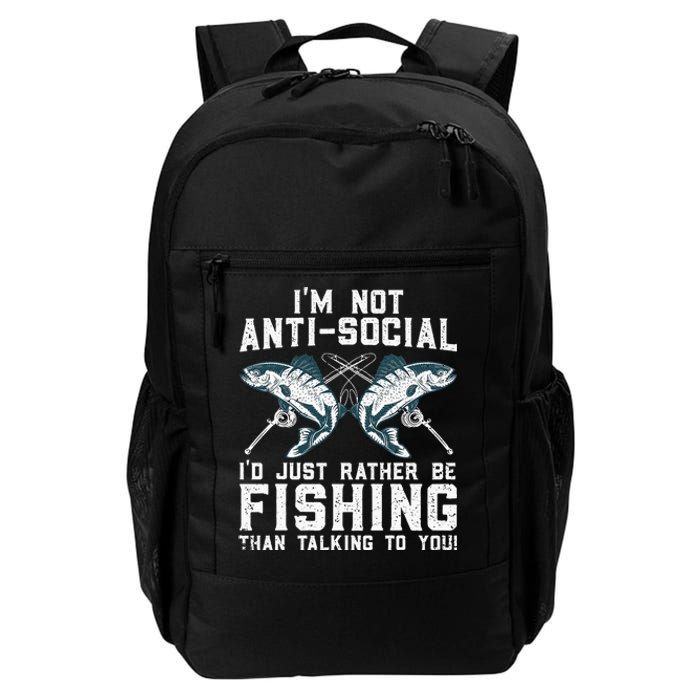 Funny Fishing Design For Fisherman Fishing Lover Daily Commute Backpack