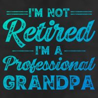 Funny Fathers Day Retired Grandpa Great Gift Adult Drive Performance Visor