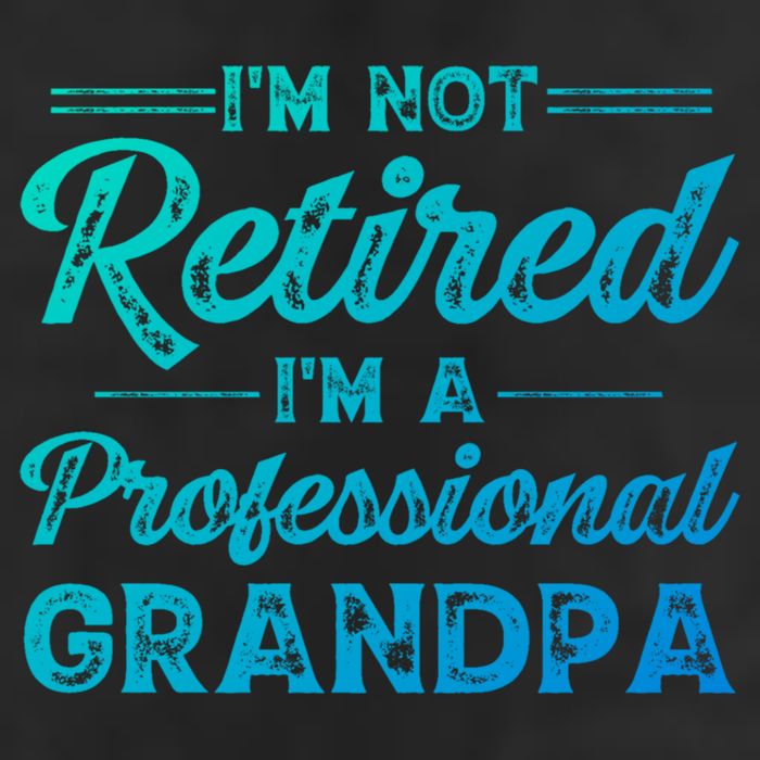 Funny Fathers Day Retired Grandpa Great Gift Adult Drive Performance Visor