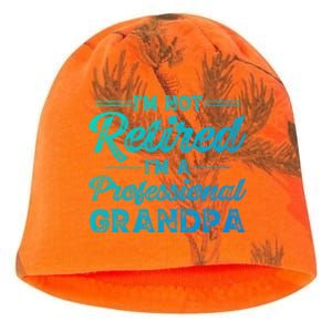 Funny Fathers Day Retired Grandpa Great Gift Kati - Camo Knit Beanie