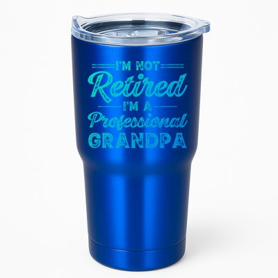 Funny Fathers Day Retired Grandpa Great Gift Tumbler