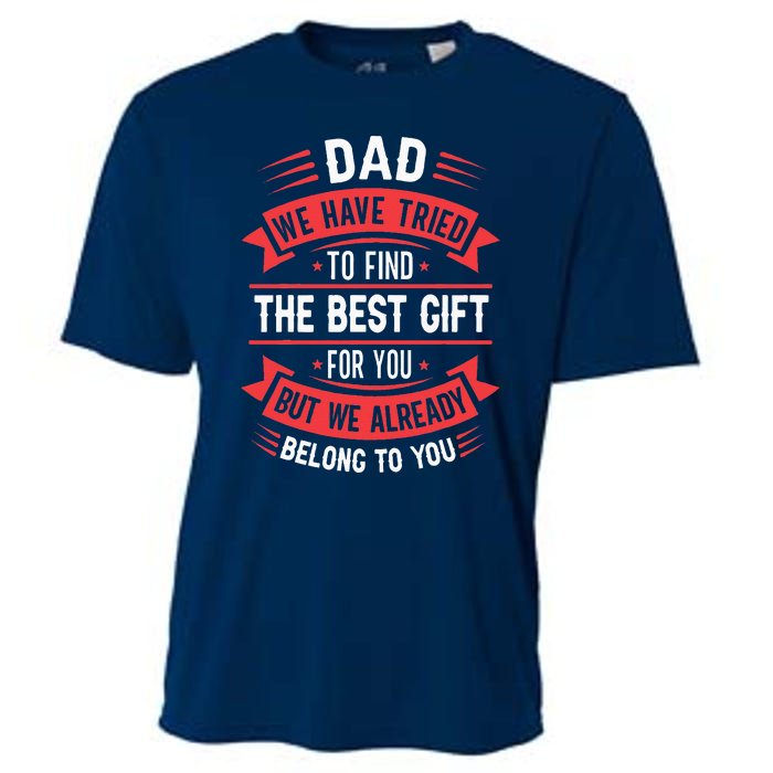 Funny Fathers Day From Daughter Son Wife Cooling Performance Crew T-Shirt