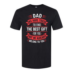 Funny Fathers Day From Daughter Son Wife Softstyle CVC T-Shirt