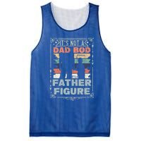 Funny Fathers Day ItS Not A Dad Bod ItS A Father Figure Gift Mesh Reversible Basketball Jersey Tank