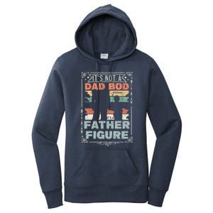 Funny Fathers Day ItS Not A Dad Bod ItS A Father Figure Gift Women's Pullover Hoodie