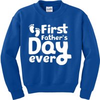 First Fathers Day Ever Proud Family Dad Gift Kids Sweatshirt