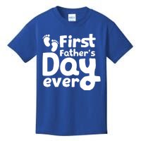 First Fathers Day Ever Proud Family Dad Gift Kids T-Shirt