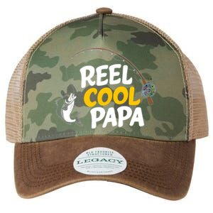 Funny FatherS Day Fish Reel Cool Fisher Papa Fishing Dad Meaningful Gift Legacy Tie Dye Trucker Hat