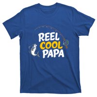 Funny FatherS Day Fish Reel Cool Fisher Papa Fishing Dad Meaningful Gift T-Shirt