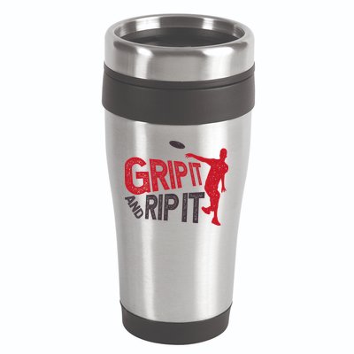 Funny Frisbee Disc Golf Shirt for Disc Golfer 16oz Travel Tumbler