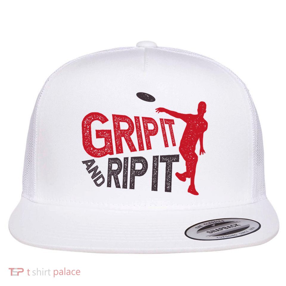 Funny Frisbee Disc Golf Shirt for Disc Golfer Flatbill Hat