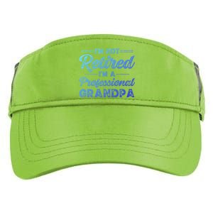 Funny Fathers Day Retired Grandpa Great Gift Adult Drive Performance Visor