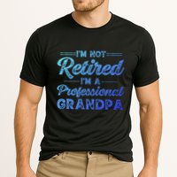 Funny Fathers Day Retired Grandpa Great Gift Cooling Performance Crew T-Shirt