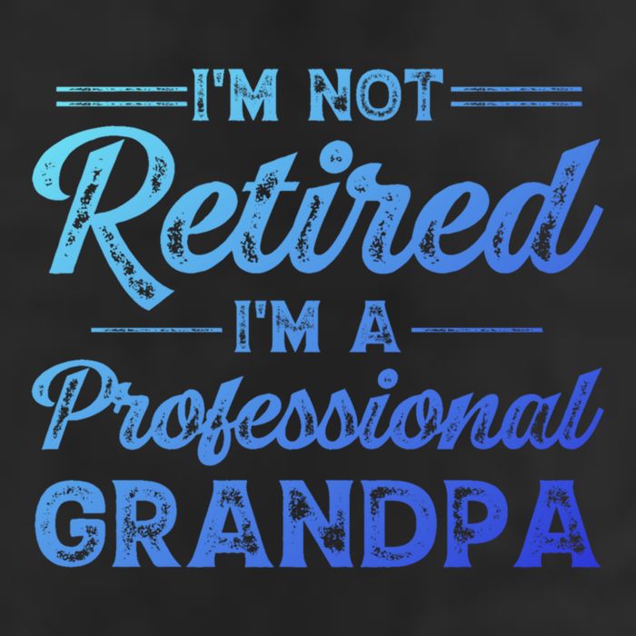 Funny Fathers Day Retired Grandpa Great Gift Adult Drive Performance Visor